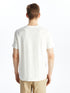 LC Waikiki Crew Neck Short Sleeve Striped Combed Cotton Men's T-shirt